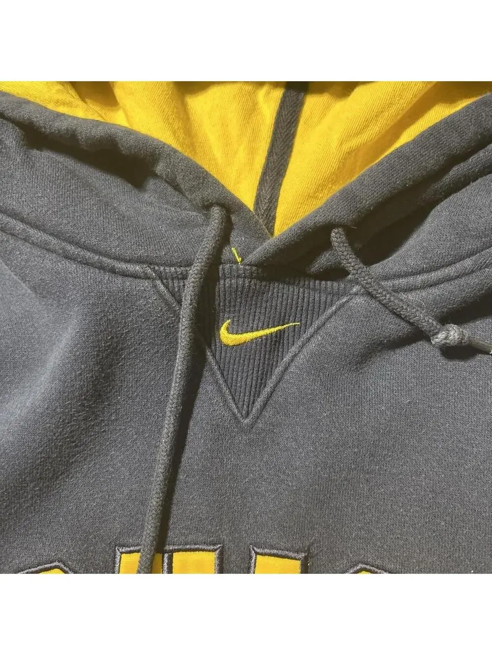 Vintage Y2K Nike Center Swoosh Michigan Wolverines Hoodie Mens L NCAA